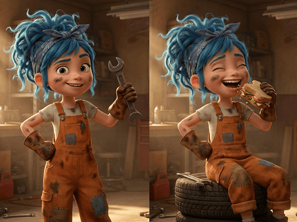 A group of Pixar-style 3D animated characters with strong visual consistency across their design and rendering.