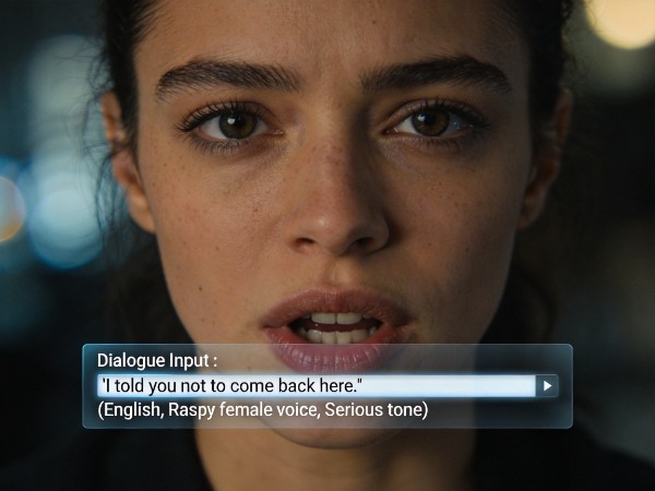 Reference image showing Kling 3.0 lip-sync and audio-visual sync features