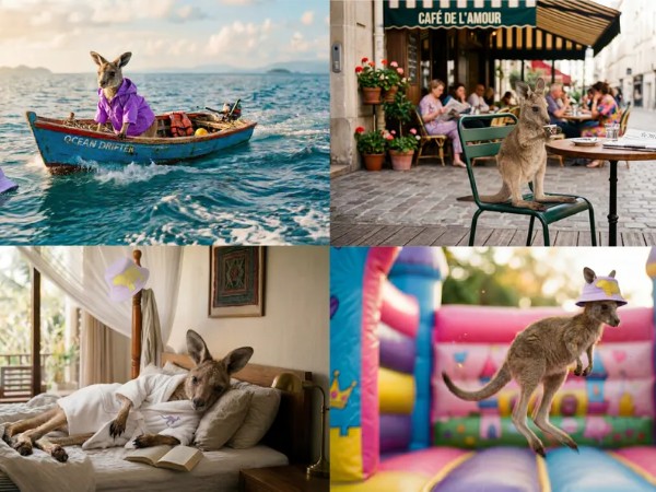 A demonstration image of Nano Banana 2's Subject Consistency